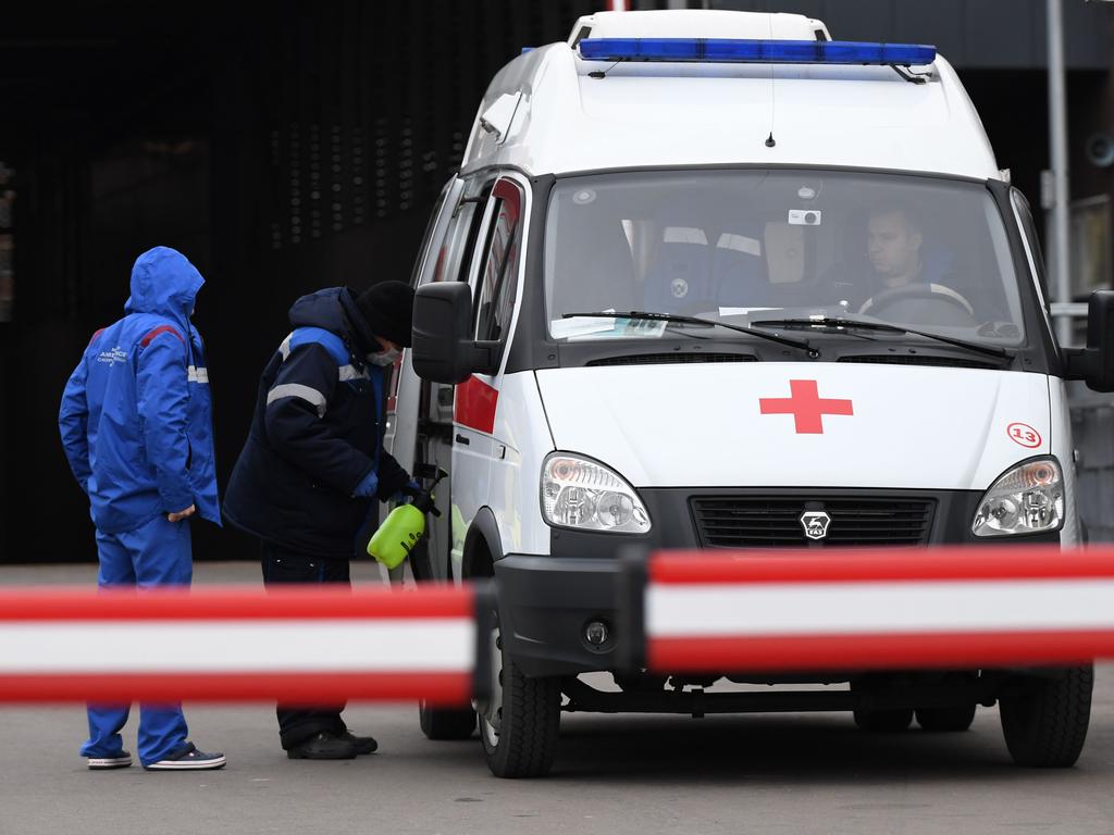 Her father was an ambulance driver. Picture: Natalia Kolesnikova/AFP