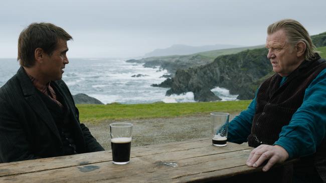 Colin Farrell and Brendan Gleeson in The Banshees of Inisherin. Picture: Searchlight Pictures