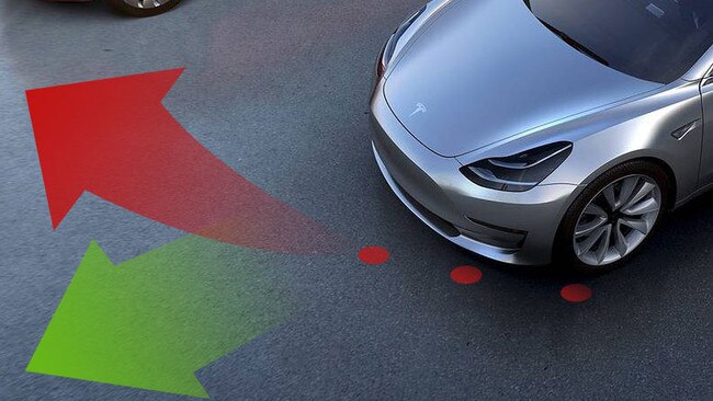 Security experts have fooled the Tesla S into oncoming traffic using stickers.