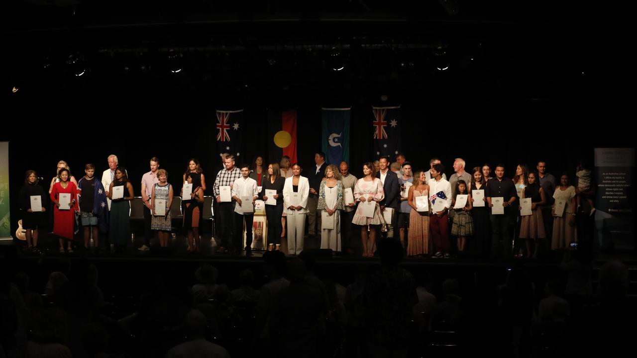 The Tweed Shire welcomed 33 new Australian citizens in a ceremony at Twin Towns Services Club in Tweed Heads on Australia Day, January 26, 2021. Picture: Liana Boss