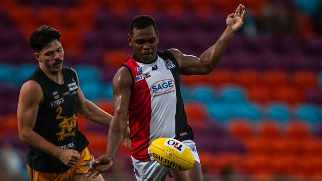 Roy George in the St Mary's vs Southern Districts 2023-24 NTFL men's prelim final. Picture: Pema Tamang Pakhrin