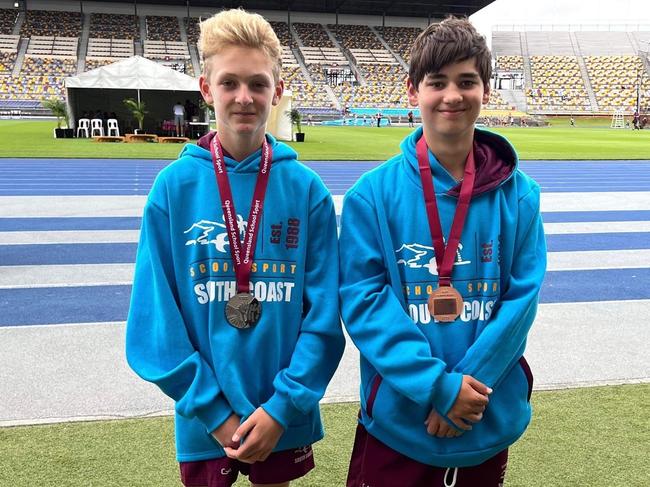 St Michael's College; Harry Osborne and Jesse Flynn. Picture: Supplied