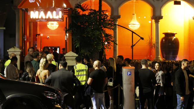 Da Silva’s venues, including Maali nightclub, were popular with . Picture: Jonathan Ng