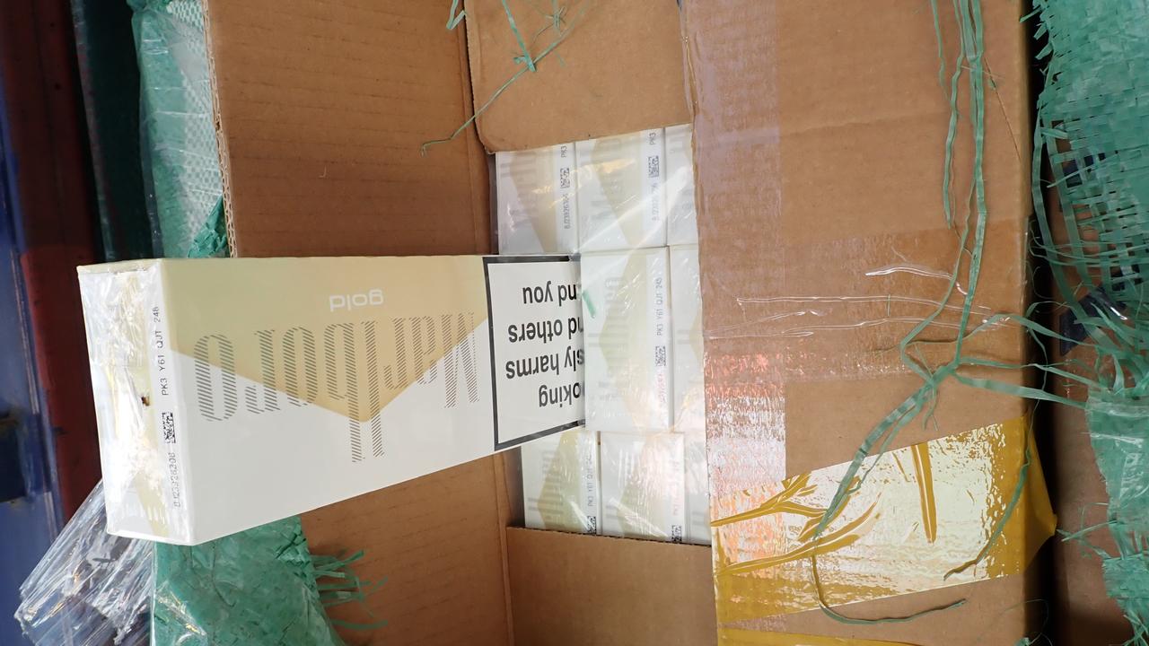 There were $32.6 million worth of cigarettes seized.