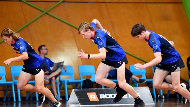 Eastern Ranges players in action during the 2023 Coates Talent League Boys Testing Day. (Photo by Josh Chadwick/AFL Photos via Getty Images)