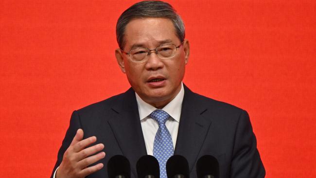 China's Premier Li Qiang will visit Canberra next week. Picture: AFP.