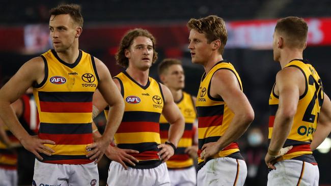 The Adelaide Crows were cleared of any wrongdoing after their pre-season camp in 2018. Picture: Michael Willson / AFL Photos via Getty Images