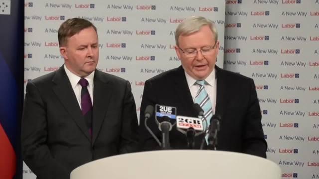 Rudd: Labor has stepped up in tackling climate change