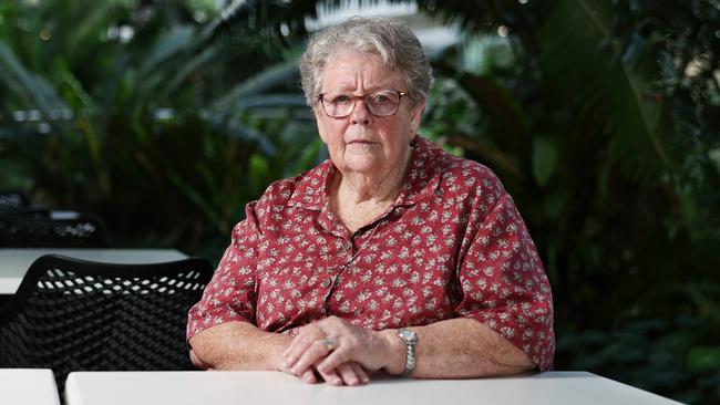 Sister Faye Kelly says elderly residents have experienced anxiety and desperation of retirement village residents since the Cairns Regional Council proposed to changing the zoning of their general rates, increasing the annual costs by 800 percent. Picture: Brendan Radke