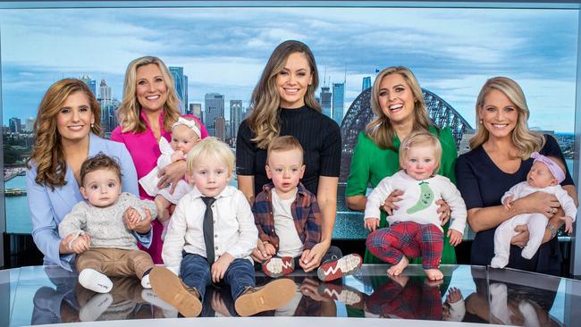 There’s been a baby boom in the 7News team. Picture: Julian Andrews.