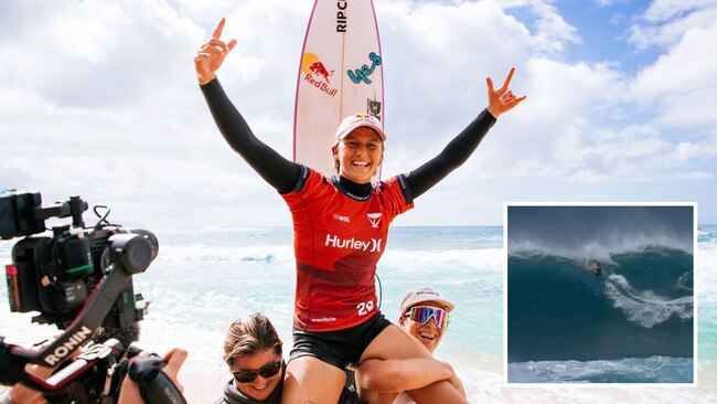 Molly Picklum completed the greatest turn in female surfing competition history.