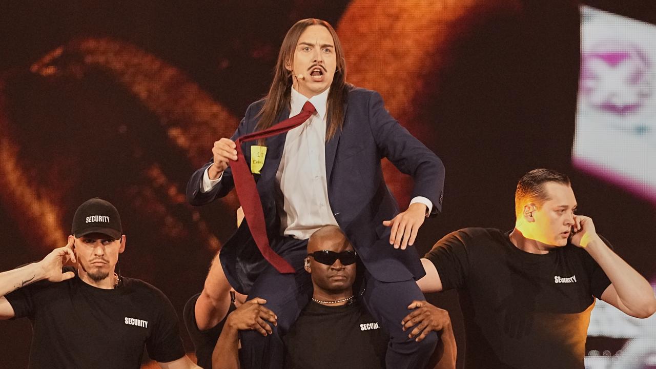 Charli XCX collaborator Tommy Cash is a fan favourite with his cheeky Espresso Macchiato. Picture: AP.