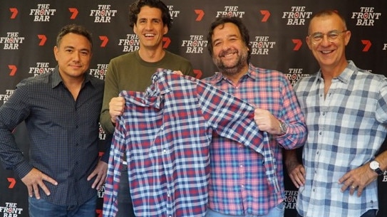 Andy Lee joins Channel 7’s footy comedy show, The Front Bar.