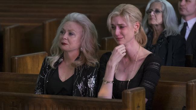 Jacki Weaver and Elizabeth Debicki in a scene from film Widows Twentieth Century Fox