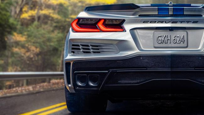 Chevrolet says the Corvette’s exhaust note breaks Australian laws.