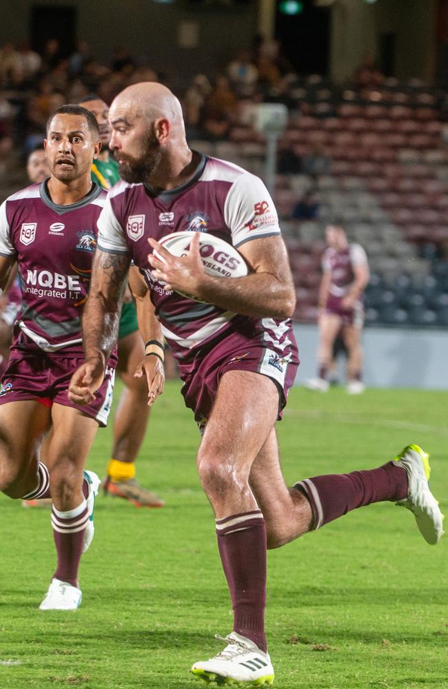 Kane Linnett Mackay vs Cairns at Foley Shield Saturday 4 May 2024 Picture:Michaela Harlow