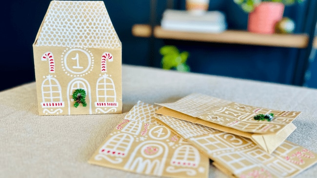 How to make a super sweet Gingerbread Village Advent Calendar