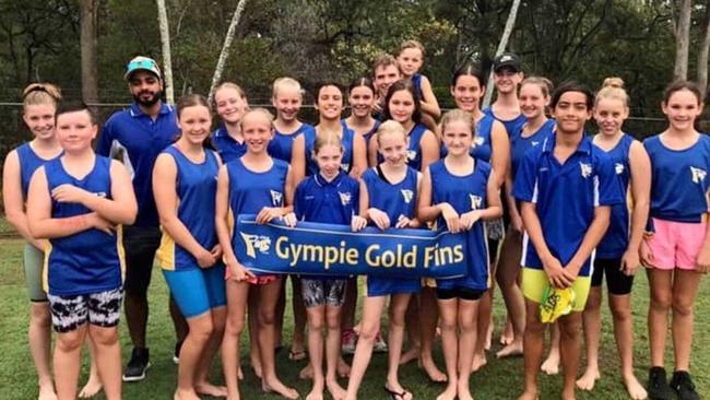 Gympie Gold Fins members ready to make a big splash in the pool this Saturday as the compete in the 2019 Gympie Gold Rush Swim Meet.