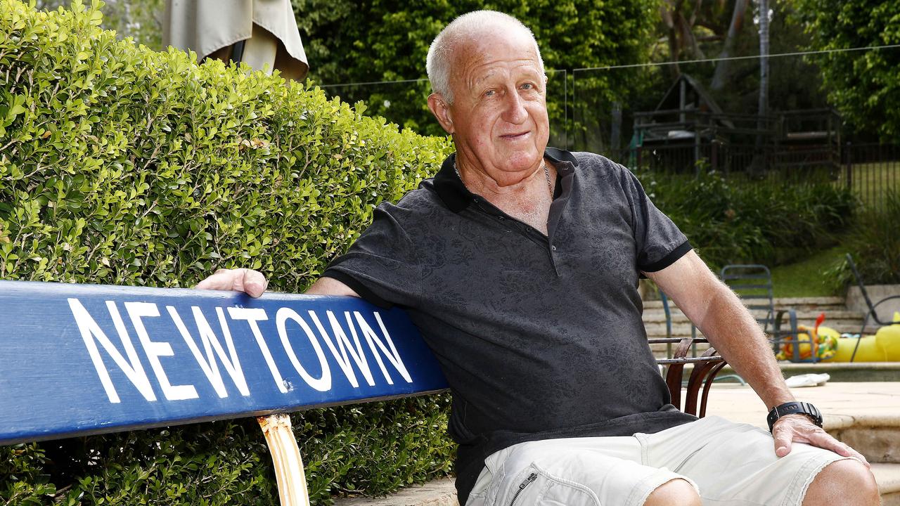 Newtown Jets Rugby League Club outgoing Club President Barry Vining at his home. Barry has stepped down after being in the role for 32 years. He kept the club alive through the 1980s and helped rebuild the team. Picture: John Appleyard