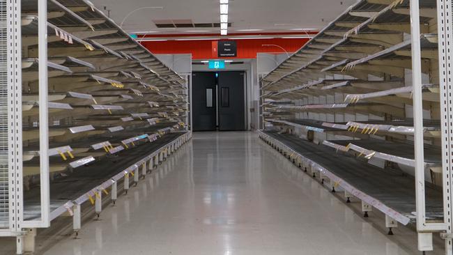 Inside the former Mount Gambier Coles building. Picture: Jessica Ball