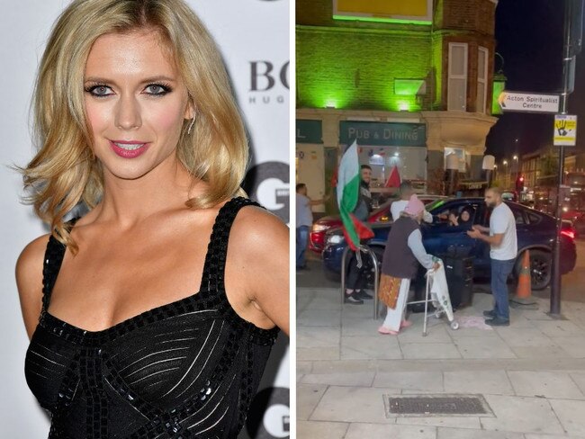 TV star Rachel Riley posted about people celebrating the bloodshed in London.