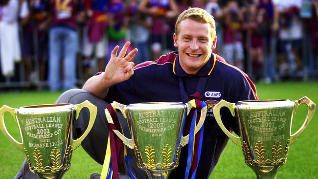 Michael Voss led the Lions to a trio of premierships.