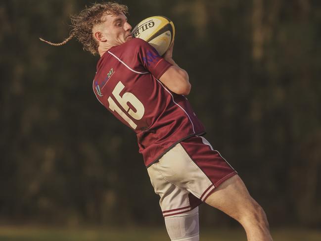 GCDRU major semi final between Colleges Knights and Nerang Bulls. Picture: Glenn Campbell