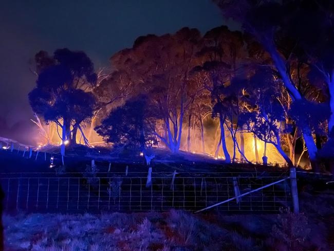 Sebastopol Fire Brigade CFA at the Buangor fire 22/2/2024. MUST CREDIT:  Sebastopol Fire Brigade CFA