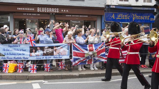 Royal watches came out in force to celebrate the Christening, despite it being a private affair.