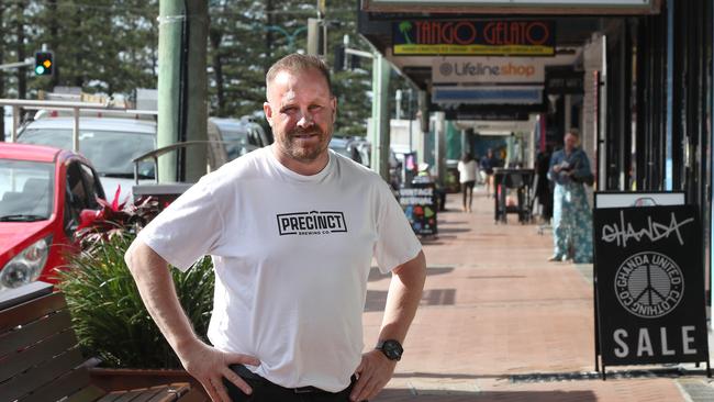 Nightjar owner Scott Imlach said crime had increased in Burleigh Heads. Picture Glenn Hampson