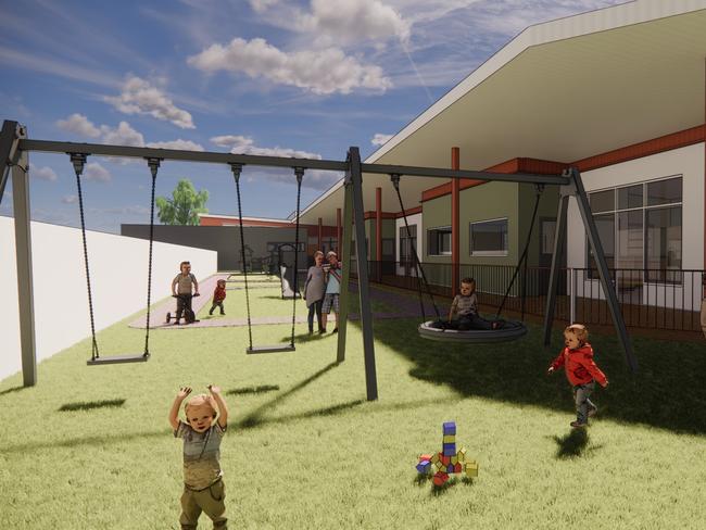 An artist's impression of the new AEIOU Foundation for Children with Autism building at Idalia, Townsville.
