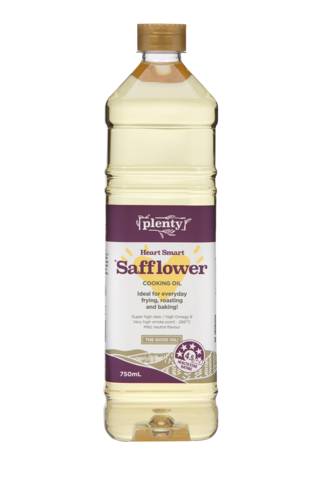 Plenty Foods received glowing reports from chefs and cooking focused groups that have cooked with safflower oil.