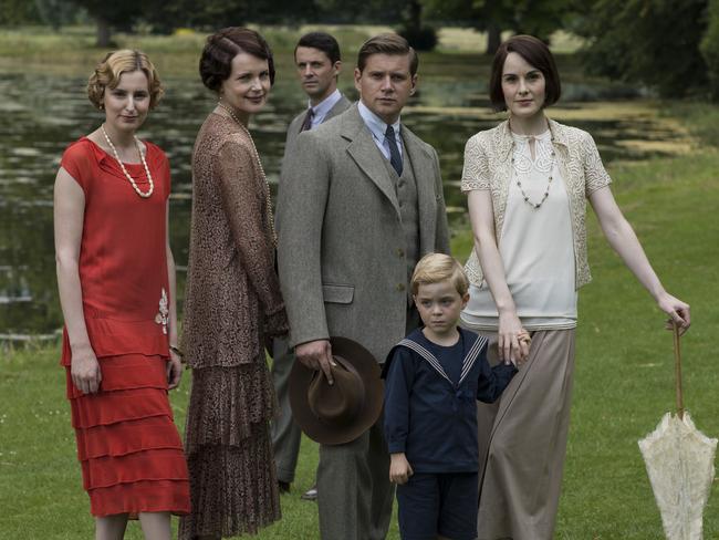 The cast of Downton Abbey had everybody talking for its successful six-season run. Picture: Nick Briggs.