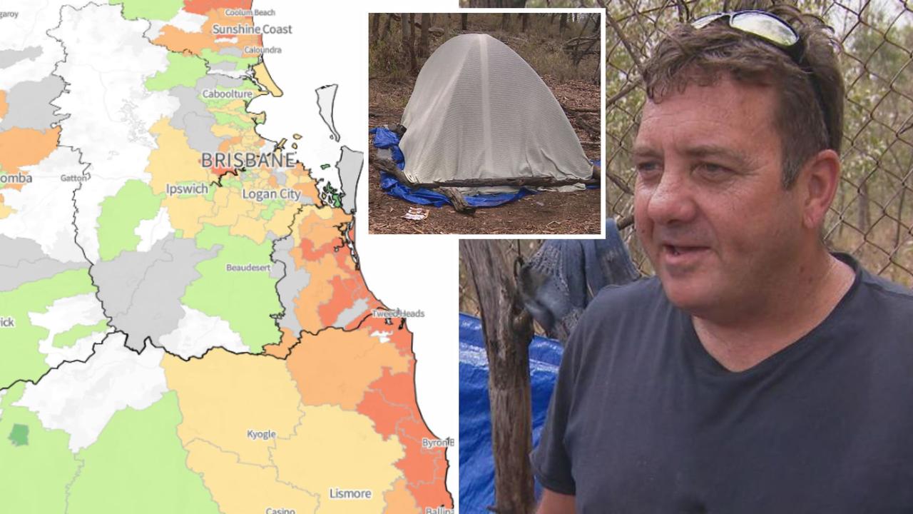 Struggling Aussie forced into roadside tent