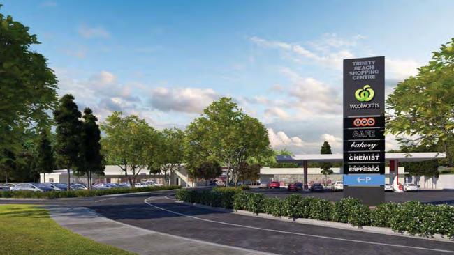 Artist's impression of a Woolworths outlet proposed for the corner of the Captain Cook Hwy and Trinity Beach Rd. PICTURE: SUPPLIED