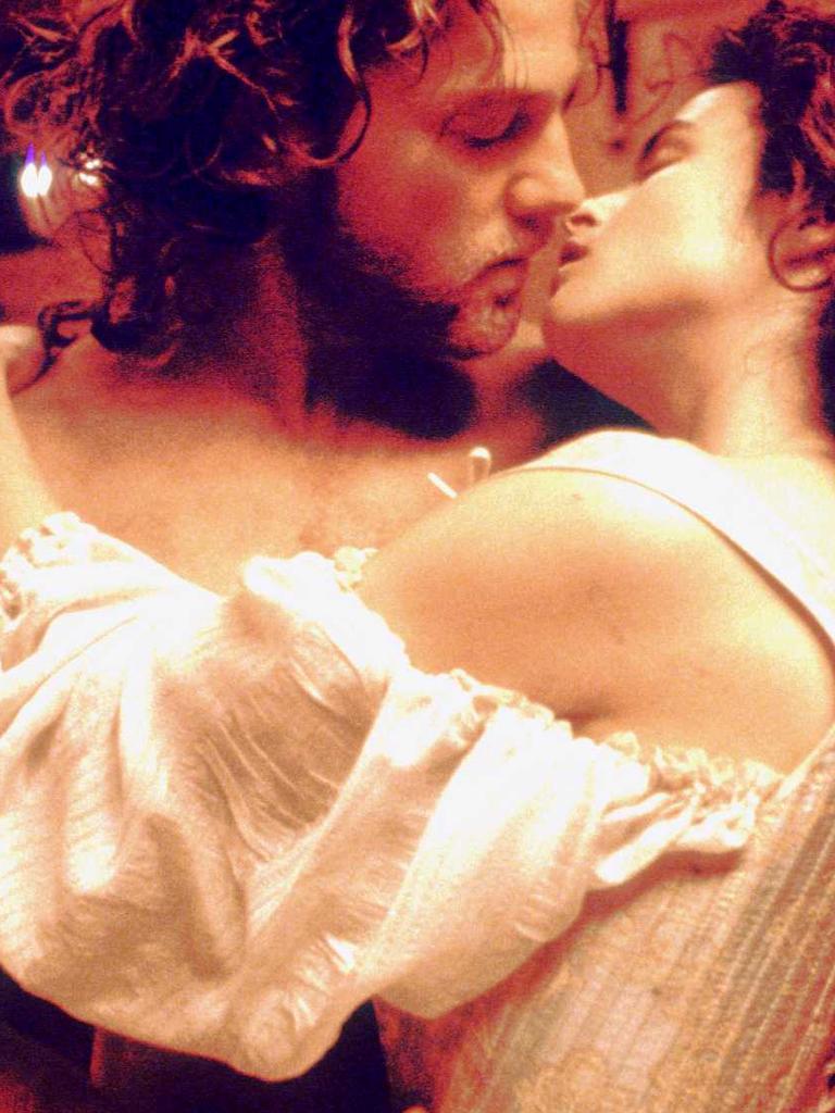 Kenneth Branagh And Helena Bonham Carter in a scene from Frankenstein.