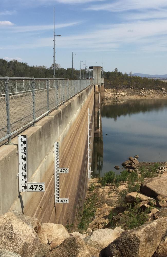 Water restrictions are in place because the Leslie Dam is at 5% capacity. Picture: Supplied