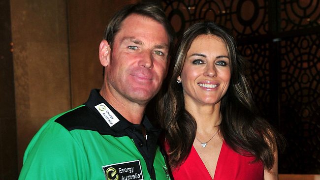 Shane Warne, Liz Hurley