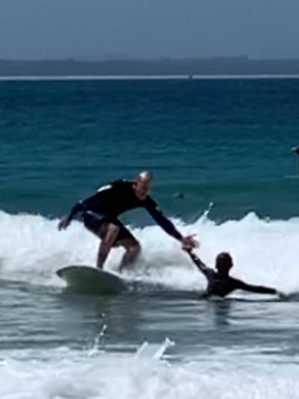 The 44-year-old surfer suffered significant injuries and substantial blood loss in the shark attack. Picture: Supplied