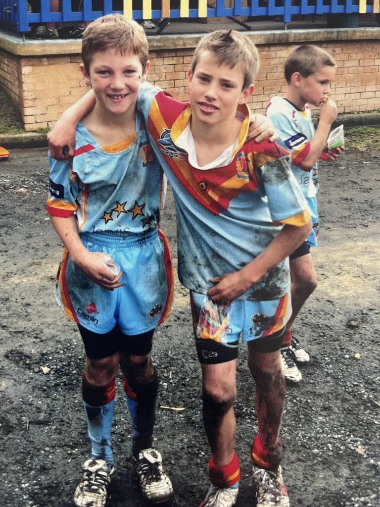 Stonestreet the De La Salle Caringbah junior (right).