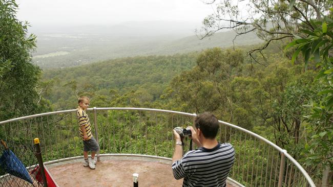 Cameron Falls Lookout at the end of the Sandy Creek Circuit. PicDavidKelly