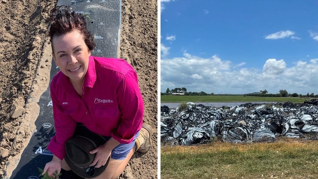 A Whitsundays grower has talked about her decision to use biodegradable products on her farm, saying that if members of the industry considered to overcome their “resistance to change”, they could more efficiently tackle the region’s plastic problem. Picture: Contributed