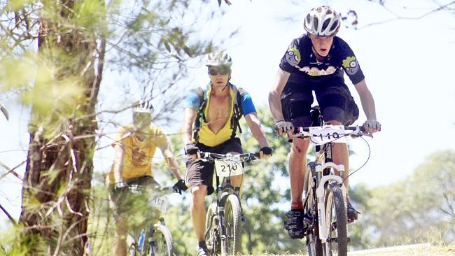  sumbike SK210546 Round 3 of Brisbane South Mountain Bike Club Summer Series. Mens C Grade, Simon Myers 