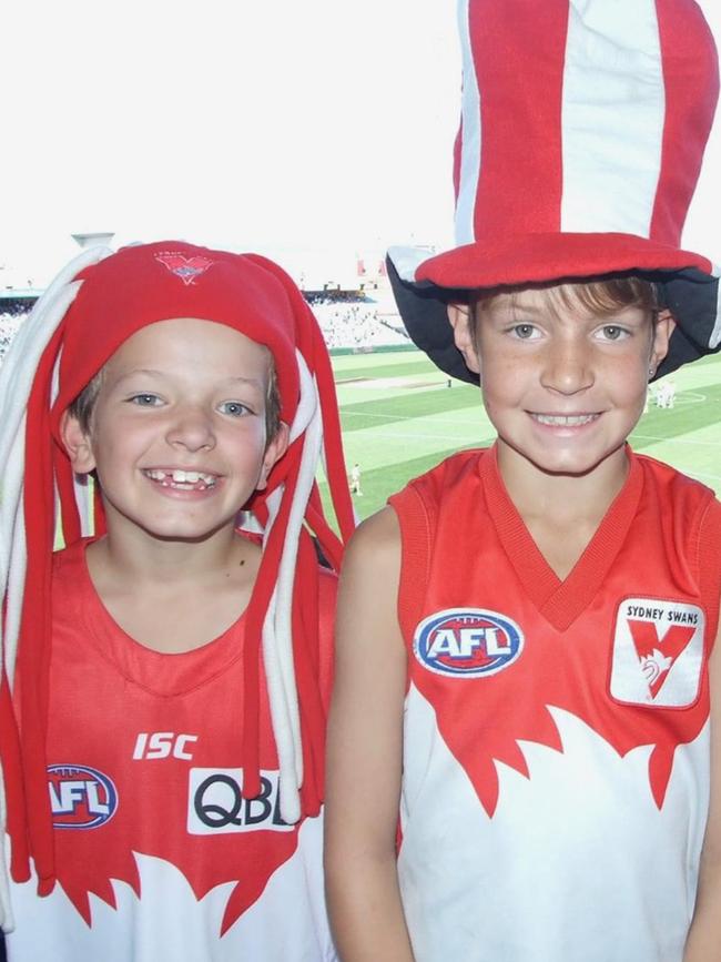 Jack Loiacono told The Advertiser his brother had suffered several concussions before he died following an on-field collision at Gumeracha Oval. Picture: Supplied