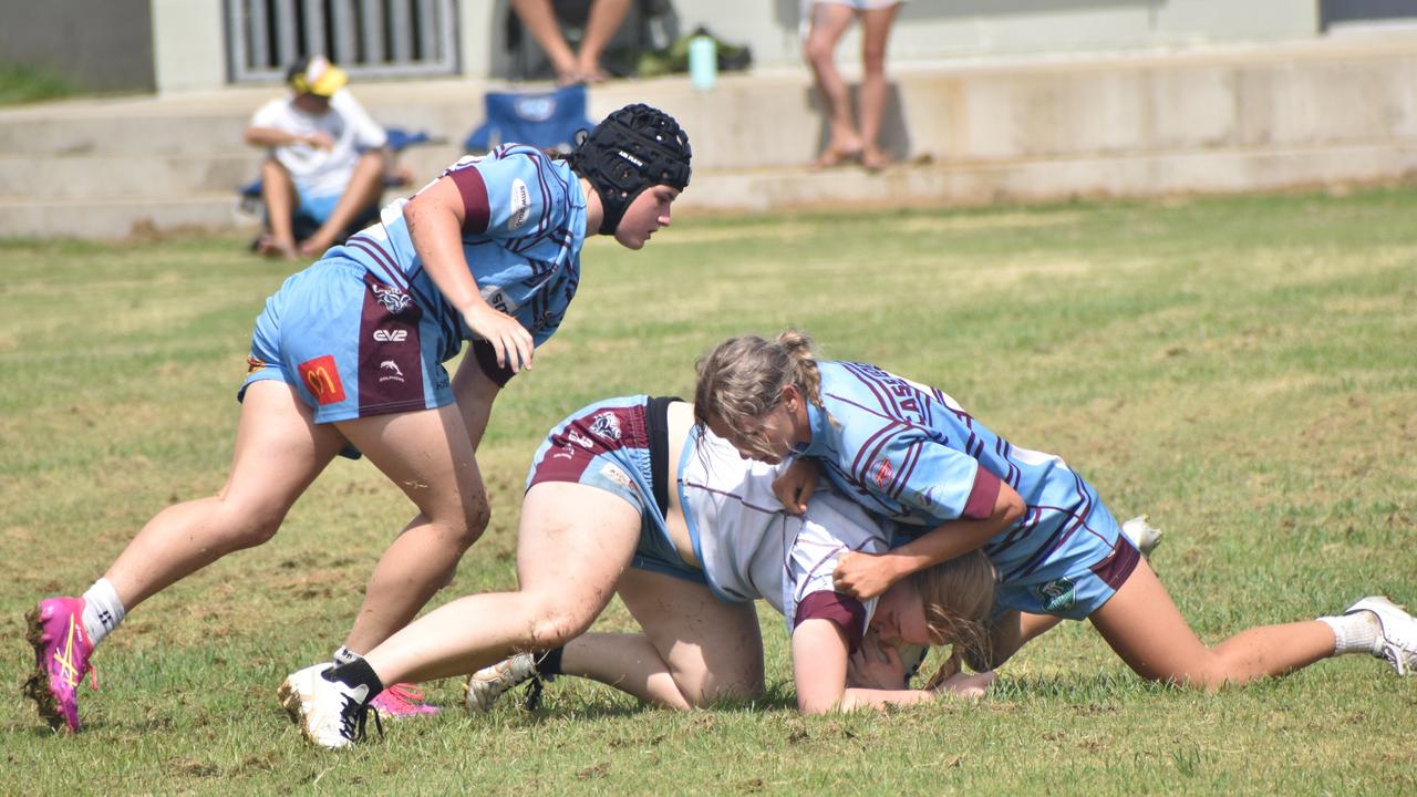 CQ Capras under-17 girls intra-squad trial game at Kettle Park, Rockhampton, on January 19, 2025.