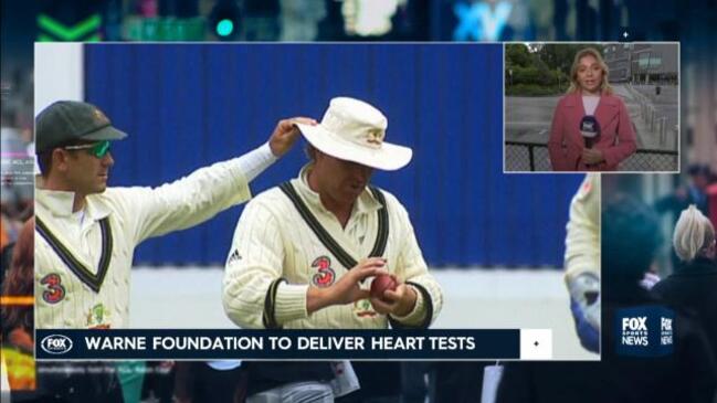 Warne foundation to deliver heart tests