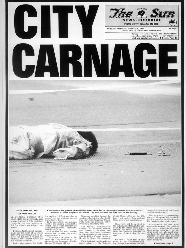 The front page of The Sun newspaper on December 9, 1987.