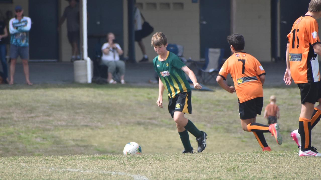 Kevin Teys in the Country United and Mackay Lions under-13/14s Division One clash at Mackay Football Park, 21 August 2021. Picture: Matthew Forrest