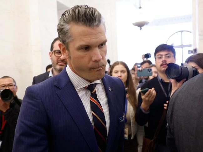 President-elect Donald Trump's nominee to be Secretary of Defence, Pete Hegseth. Picture: Kevin Dietsch/Getty Images/AFP