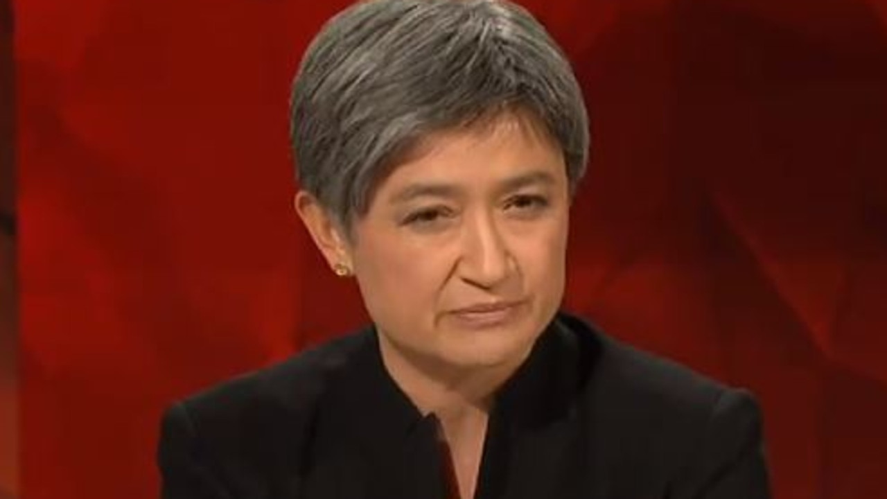 Penny Wong spoke passionately about Israel Folau’s comments.